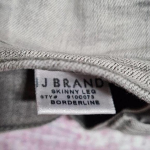 J Brand Skinny Jeans Borderline Gray Size 25 - Picture 5 of 7